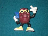 California Raisin with Boom Box Radio