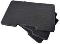 Replacement Pick & Pluck Foam Insert Closed Cell Cubed Blocks High-Density Thick Padding Sheet for Pistol Rifle Handgun Airsoft Shotgun AR15 Accessories Storage Box Hard Gun Case