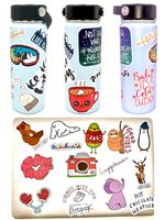 Vsco Stickers 50 Pack I Cute Stickers Waterproof 100% Vinyl Stickers I Vsco Girls Stuff, Aesthetic Stickers, Vsco Stickers for Water Bottle, Laptop Stickers, Cellphone (50 Pack, Winter VSCO Stickers)