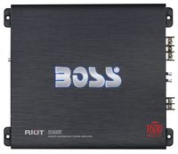 BOSS Audio Systems R1600M Monoblock Car Amplifier - 1600 Watts, 2/4 Ohm Stable, Class A/B, Mosfet Power Supply, Great for Car Subwoofers