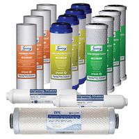 iSpring F15-500 2-Year Replacement Supply Water Filter Cartridge Pack Set for RCS5T 500GPD Tankless Reverse Osmosis RO Filtration System