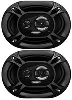 Sound Storm Labs EX369 300 Watt Per Pair 6 x 9 Inch Full Range 3 Way Car Speakers Sold in Pairs