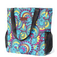 Original Floral Water Resistant Large Tote Bag Shoulder Bag for Gym Beach Travel Daily Bags Upgraded ([M] Pattern)