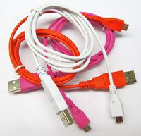 3 Pack USB Cables, Charger Cable for Phones, Micro-USB, 1m / 39.5 inch / 3.3 ft