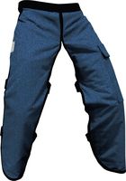 Forester Chainsaw Safety Chaps with Pocket, Apron Style (Regular 37", Denim)