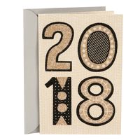 Hallmark Mahogany Graduation Greeting Card (Sparkly Class of 2018)