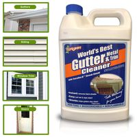 CHOMP Worlds Best Instant Cleaning and Removal of Black Streaks, Algae, Mold, Mildew, Oxidation/Professional and DIY Gutter- Siding Cleaner, 1 Gallon