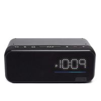 iHome Bluetooth Speaker Home Office Bedside Clock Speaker System Built in Alexa WiFi Enabled USB Charging Port Far Field Voice Activation Smart Home Control (IAV14)
