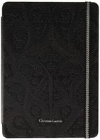 XtremeMac Christian Lacroix Type for iPad Air 2 Folio Case for Tablets Paseo Collection/Elastic Moleskin Closing Black CLPSFOIPADR 2N, Clear