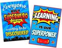 Teacher Created Resources  Superhero Positive Poster Pack (TCR6666)