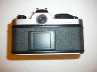 Chrome Nikon FM2n SLR film camera body only; no lens