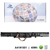 ANTIEE A41N1501 Laptop Battery for ASUS ROG GL752V GL752VW GL752VL GL752JW N552V N552VX N552VW N752V N752VX N752VW Series L41LK2H A41LK9H 0B110-00360000 0B110-00360100 48Wh 15V 3200mAh