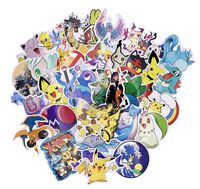 The Original Anime Stickers, (All 7 Generation) [New Version] for Personalize Laptop Water Bottle Car Skateboard Luggage Bumper Vinyl Decals - (Series H)