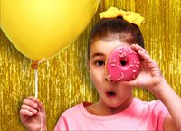 Mardi Gras Party Photo Booth Props Foil Fringe Gold Curtain 3 x 8 Feet Metallic Tinsel 1 Pack for Birthday Baby Shower Engagement Graduation Party Supplies