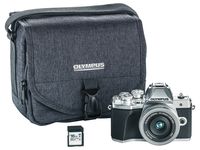 Olympus OM-D E-M10 Mark III camera kit with 14-42mm EZ lens (silver), (Renewed)