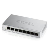Zyxel 8-Port Gigabit Easy Web Managed Plus Switch, Sturdy Metal, QoS, WebGUI, Jubmo Frames, VLANs, DHCP Client, IGMP Snooping, Link Aggregation, [GS1200-8] (8-Port Smart Plus Web Managed)