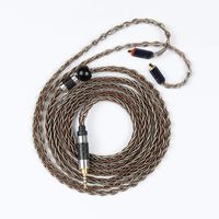 Senlee 8 Core MMCX Replacement Cable Single Crystal Copper Sliver Foil Braided MMCX Upgrade Cable Exchange Audio Cable 2.5MM Plug for Shure SE315 SE846 SE425 TIN Audio T2 Pro T3(2.5MM Plug, MMCX)