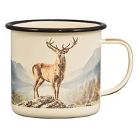 Gentlemen's Hardware Camping and Outdoor Enamel Coffee Mug, Deer