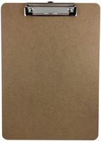 Trade Quest Letter Size Clipboard Low Profile Clip Hardboard Single (Pack of 1)
