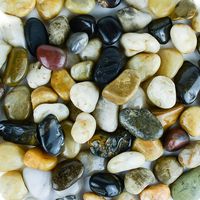 Galashield River Rocks Polished Pebbles Decorative Stones Natural Aquarium Gravel (5 lb Bag)