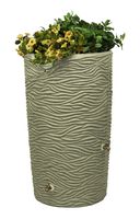 Good Ideas Imp-L65-San Impressions Palm Rain Saver, 65 Gallon, Sandstone