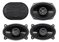 2 Hifonics ZS693 6x9 800 Watt Car Audio Coaxial Speakers+2 4x6 400w Speakers