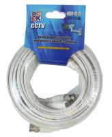 Blast King RG59+2C 25W 25-Feet White Siamese Coaxial Cable