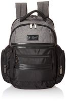 ORIGINAL PENGUIN Classics Backpack Fits Most 15-inch Laptop and Notebook, Black/Grey Crosshatch, One Size