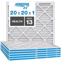 Aerostar Home Max 20x20x1 MERV 13 Pleated Air Filter, Made in the USA, 6-Pack