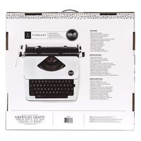 Typecast Retro Typewriter by We R Memory Keepers | White