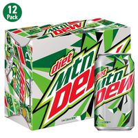 Diet Mountain Dew, 12 fl oz. cans (12 Pack)
