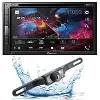 Pioneer AVH-310EX Double-DIN 6.8-inch In-dash Car DVD Receiver with Built-in Bluetooth Streaming with HD 95BK Backup Camera