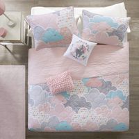 Urban Habitat Kids Cloud Coverlet Set, Twin/Twin XL, Pink