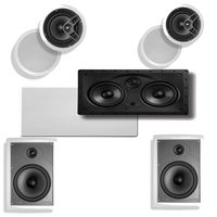Polk Audio 255C-LS in-Wall Center Speaker Plus A Pair of Polk Audio MC80 in-Ceiling & Polk Audio MC85 in-Wall Speakers