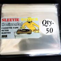 Cassette Tape Sleeves ~ Horizontal ~ (+1 Free dj Magnet) (50)