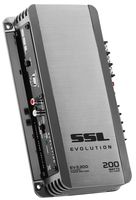 Sound Storm Laboratories EV2.200 Evolution 200 Watt, 2 Channel, 2 to 8 Ohm Stable Class A/B, Full Range Car Amplifier, Gun Metal Grey