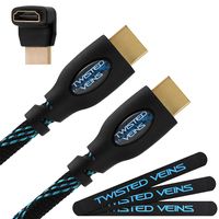 Twisted Veins HDMI Cable 75 ft, Long High Speed HDMI Cord with Ethernet, Maximum Length Single Piece Cable - a Replacement Option for an HDMI Extension/Extender