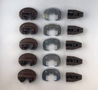 Kenlin Lot of 5 Sets of Enhanced Commercial Style Kenlin Rite-Trak II Model #168 (Drawer Stop with Roller) ...