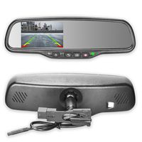 Master Tailgaters OEM Rear View Mirror with 4.3" Auto Adjusting Ultra Bright LCD and OnStar Buttons(for Backup Cameras) - Connects to Your Existing OnStar Wiring