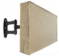 Hentex Outdoor TV Cover 60" Universal Weatherproof,Fits Most TV Mounts and Stands, Khaki5104