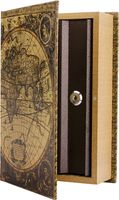 BARSKA CB12480 Key Lock Antique Map Diversion Book Safe Lock Box