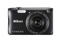Nikon digital camera COOLPIX S3700 black optical 8x zoom 20.05 million pixels S3700BK