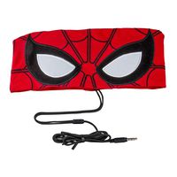 Spiderman Kids Headband Headphones Volume Limiting Switch Thin Speakers & Comfortable Soft Cotton Headband Perfect for Children's Earphones for School Home and Travel (Standard Packaging)