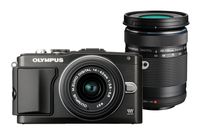 Olympus E-PL5 Interchangeable Lens Digital Camera Double Zoom Kit (Black) E-PL5 DZKIT - International Version (No Warranty)