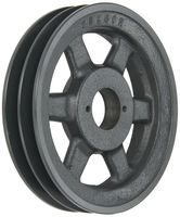 Browning 2BK80H Bushed Classical Gripbelt Sheave, 4L or A, 5L or B Belt, 2 Grooves, Uses H Bushing