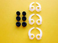 12pcs (BMF-CLSTB)- S/M/L Premium Memory Foam and Stabilizers Replacement Set Earbuds Eartips Compatible with Plantronics Backbeat Go 2 Earphones Headphones