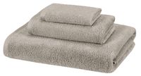 AmazonBasics 3 Piece Cotton Quick-Dry Bath Towel Set - Platinum