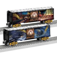 Lionel The Polar Express, Electric O Gauge Model Train Cars, Boxcar (2 Pack)