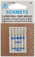 Ball Point Jersey Machine Needles-Size 10/70 5/Pkg