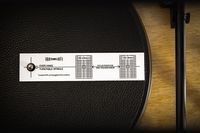 Turntable Phonograph LP Phono Cartridge Stylus Alignment Protractor Tool | High Contrast (VTA Sold Separately)